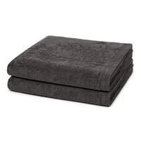 DUSCHTUCH Lifestyle 2er-Set - Dunkelgrau, Textil (70/140cm) - Cawoe