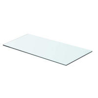 REGALBODEN Glas Transparent 60/25 Cm - Transparent, Glas (25/0.8/60cm) - vidaXL