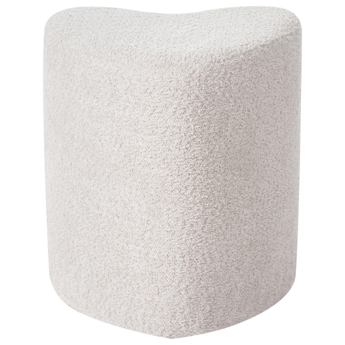 POUF Beige Scotia - Beige, Textil (40/44/33cm) - Beliani