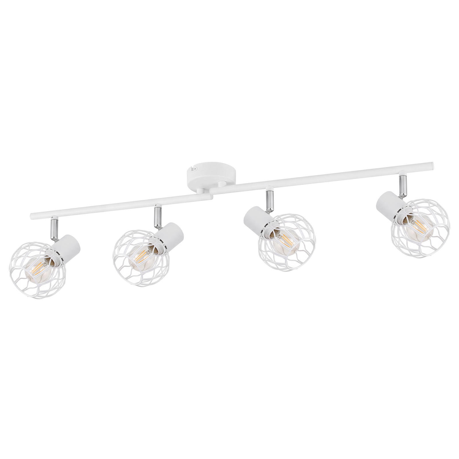 DECKENSTRAHLER Nyveth 70/10/18 cm - Weiß, Metall (70/10/18cm) - ZMH