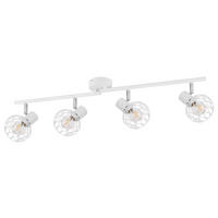 DECKENSTRAHLER Nyveth 70/10/18 cm - Weiß, Metall (70/10/18cm) - ZMH