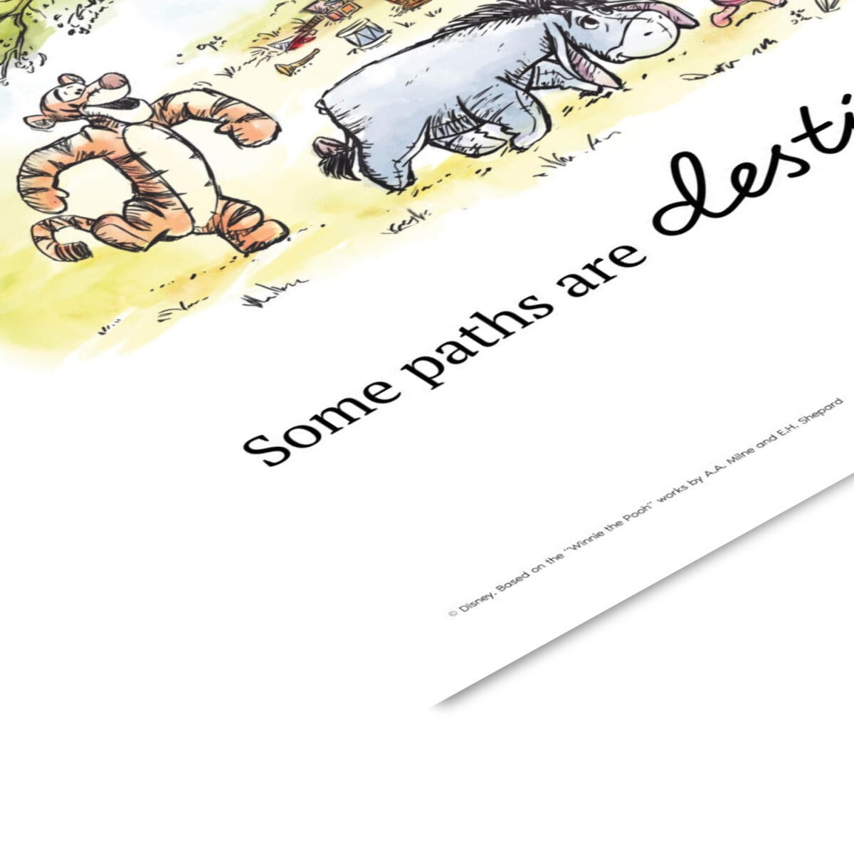 POSTER Disney - Winnie the Pooh - Tree Gathering Print - Multicolor, Papier (70/100/0.1cm) - Poster&Frame