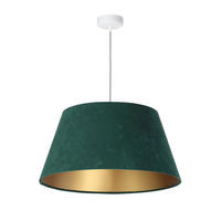 HÄNGELEUCHTE Grün 50/27 cm - Goldfarben/Grün, Kunststoff (50/1.3/27cm) - ONZENO