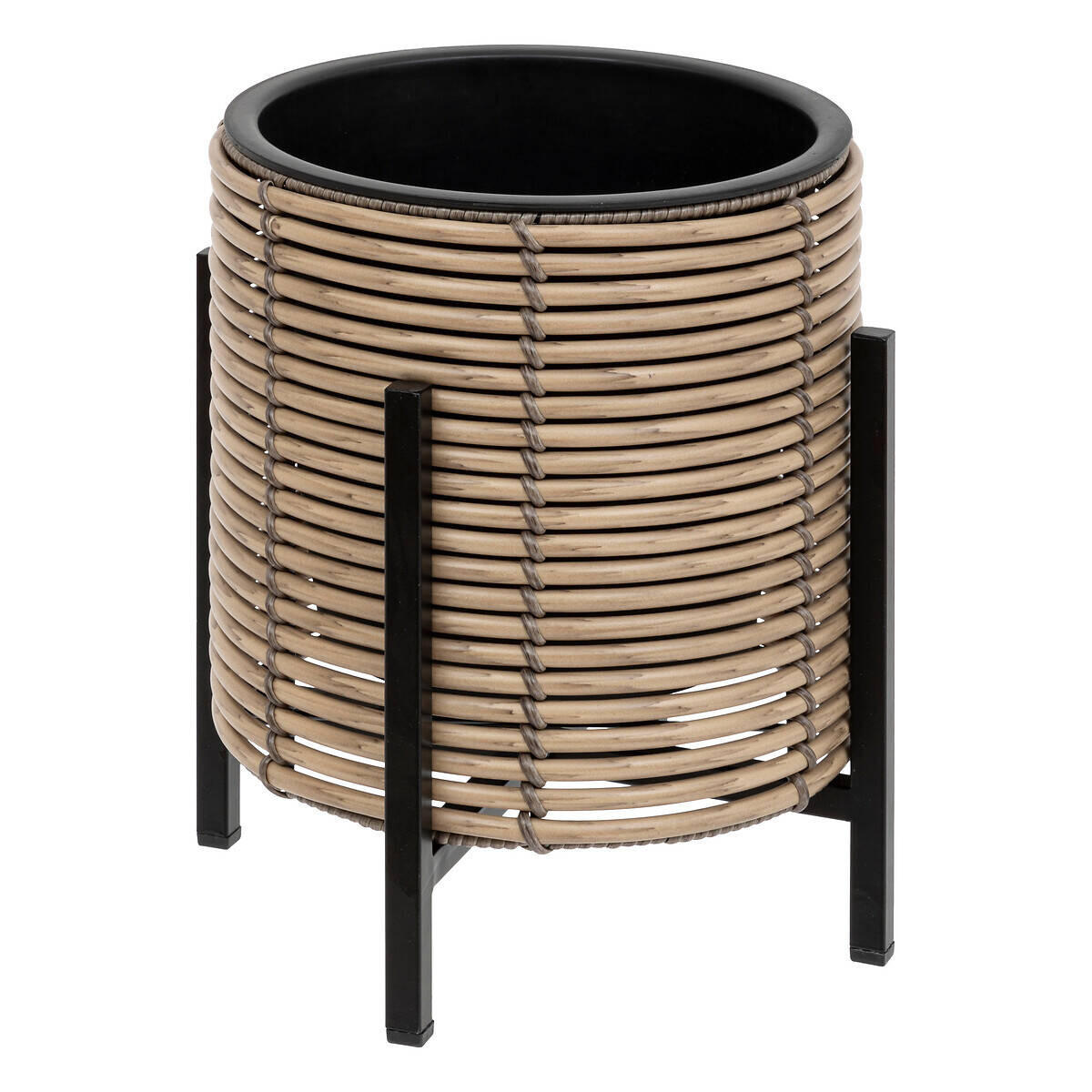 BLUMENTÖPFE 3er-Set - Braun, Kunststoff (42cm) - Atmosphera Createur d´interieur