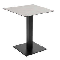 TISCH, Hellgrau - Grau, Holzwerkstoff (70/70/73cm) - Oviala