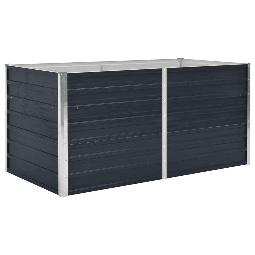 Deluke Hochbeet Anthrazit 160x45x80 cm