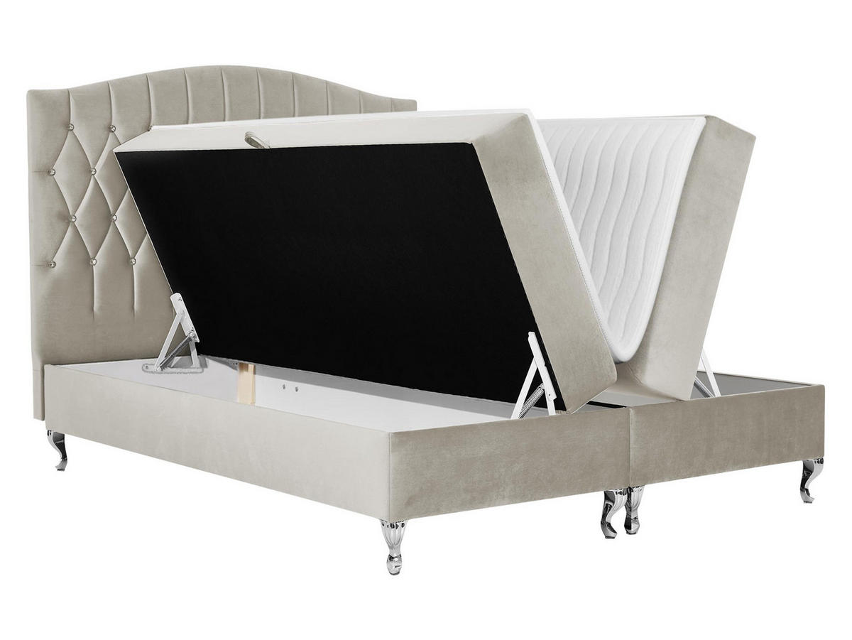 BOXBETT Puerto - Türkis, Holz (120/200cm) - MIRJAN24