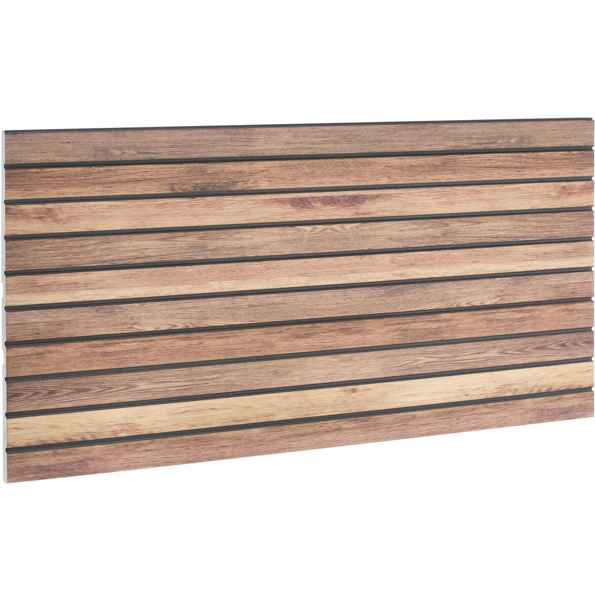 3D-WANDPANEELE , 100 x 50 x 2,5 cm, 2,5 m² Abdeckungsfläche, flexibel zuschneidbar, Naturholz dunkel - Naturfarben, Kunststoff (50/2/100cm) - tectake