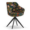 ARMLEHNSTUHL PANDORA Petrol - Petrol, Textil/Metall (57/82/62cm) - B&D Home
