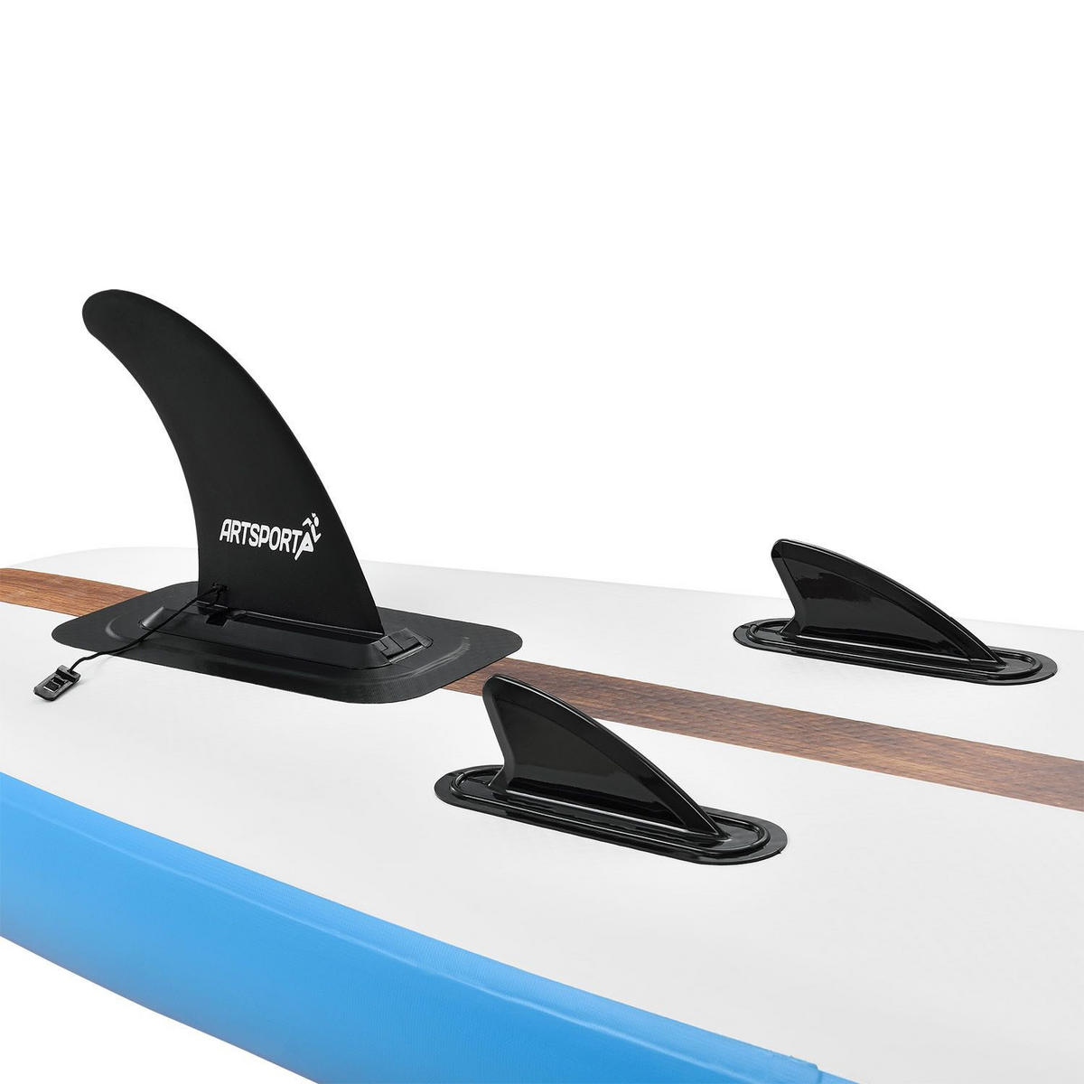 STAND UP Paddle Board Beach Rocker aufblasbar mit Kajak-Set - Orange, Kunststoff (320/77/15cm) - Artsport