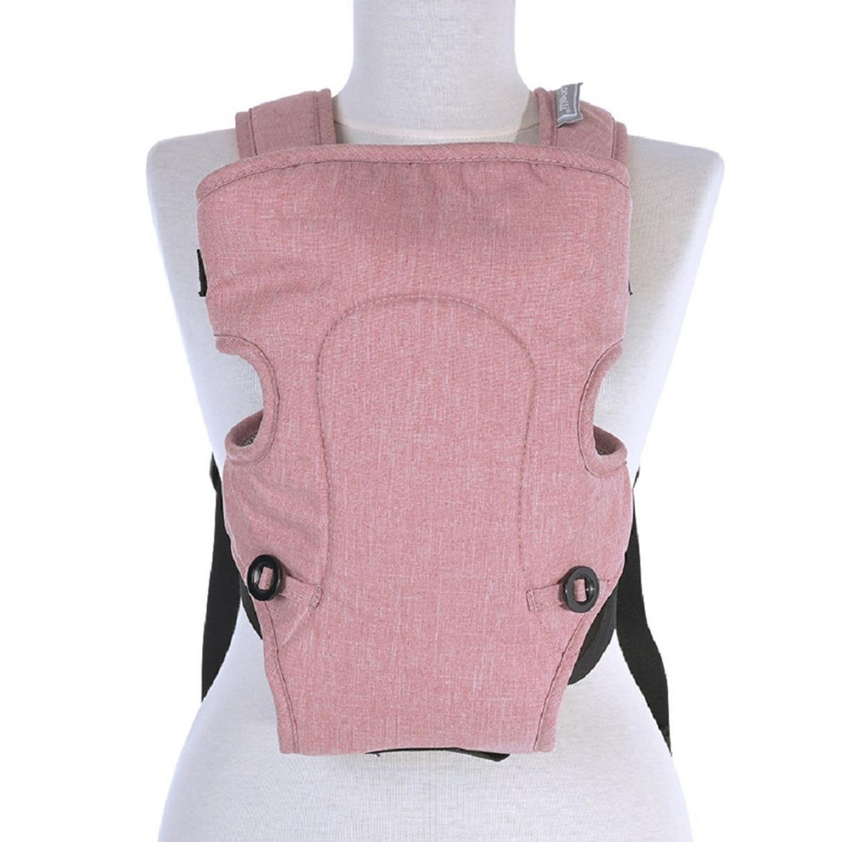 BABYTRAGE Between rosa Bauchtrage, 2 Blickrichtungen, gepolsterte Gurte, Polyester, 9 kg - Rosa, Textil (11/35/20cm) - Lorelli