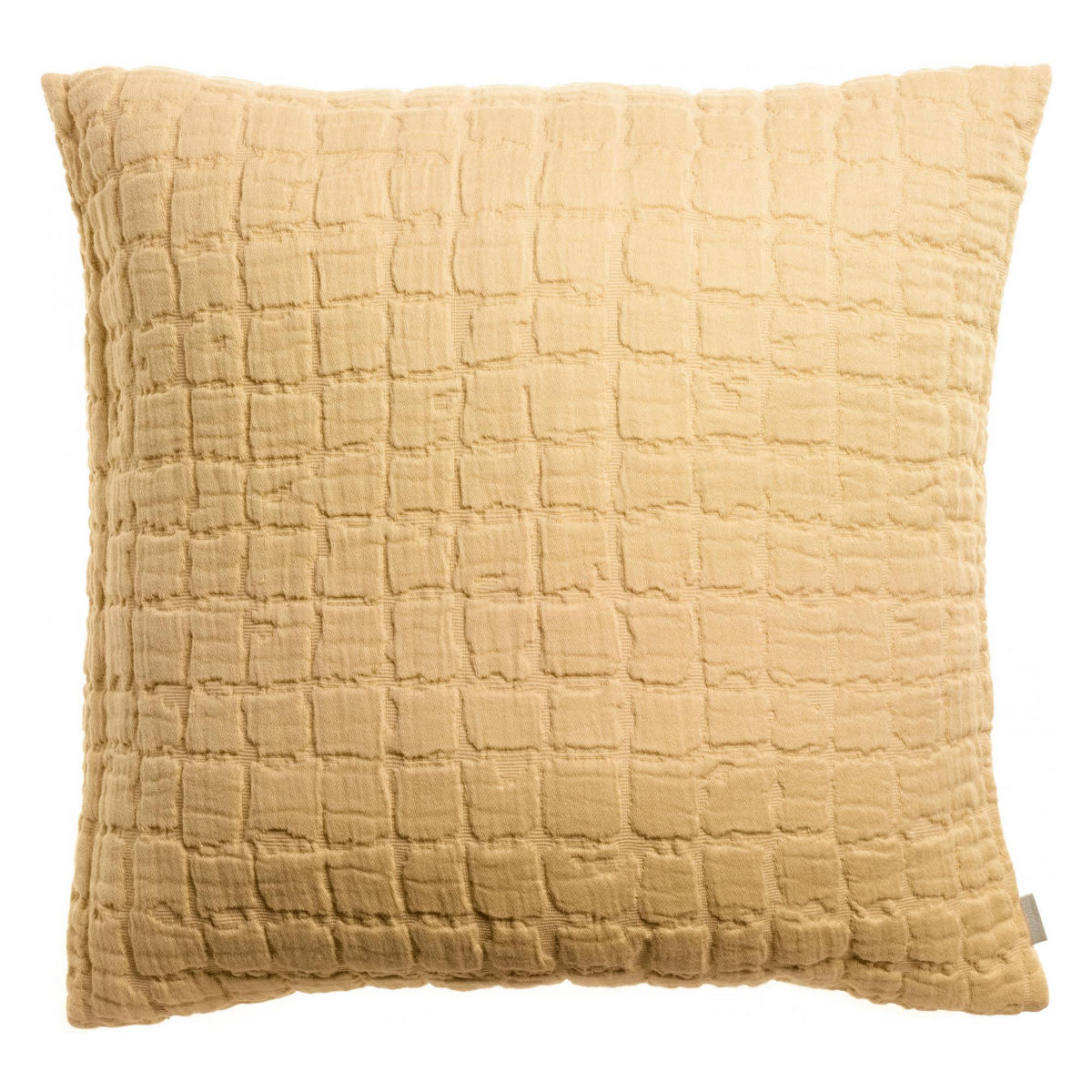 KISSEN Swami sandfarbe 45 x 45 cm - Hellgelb, Textil (45/45cm) - Vivaraise