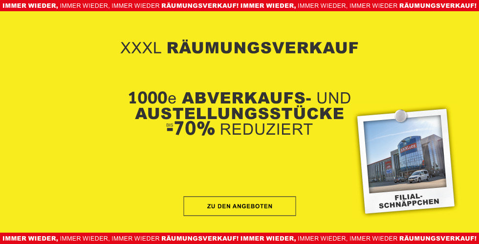 xxxl Filialschnaeppchen