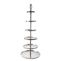 ETAGERE Banquet - Silberfarben, Metall (76/200cm) - Butlers