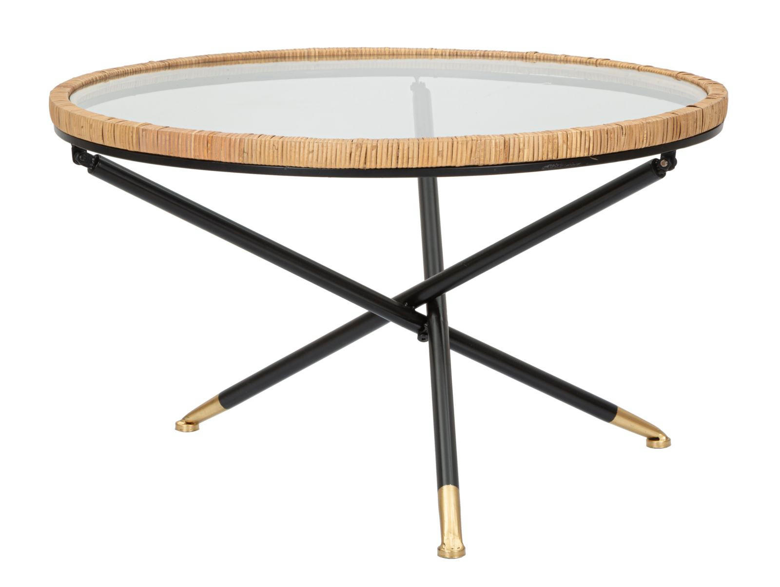 Mauro Ferretti Couchtisch Mehrfarbig 80x46.5x80 cm