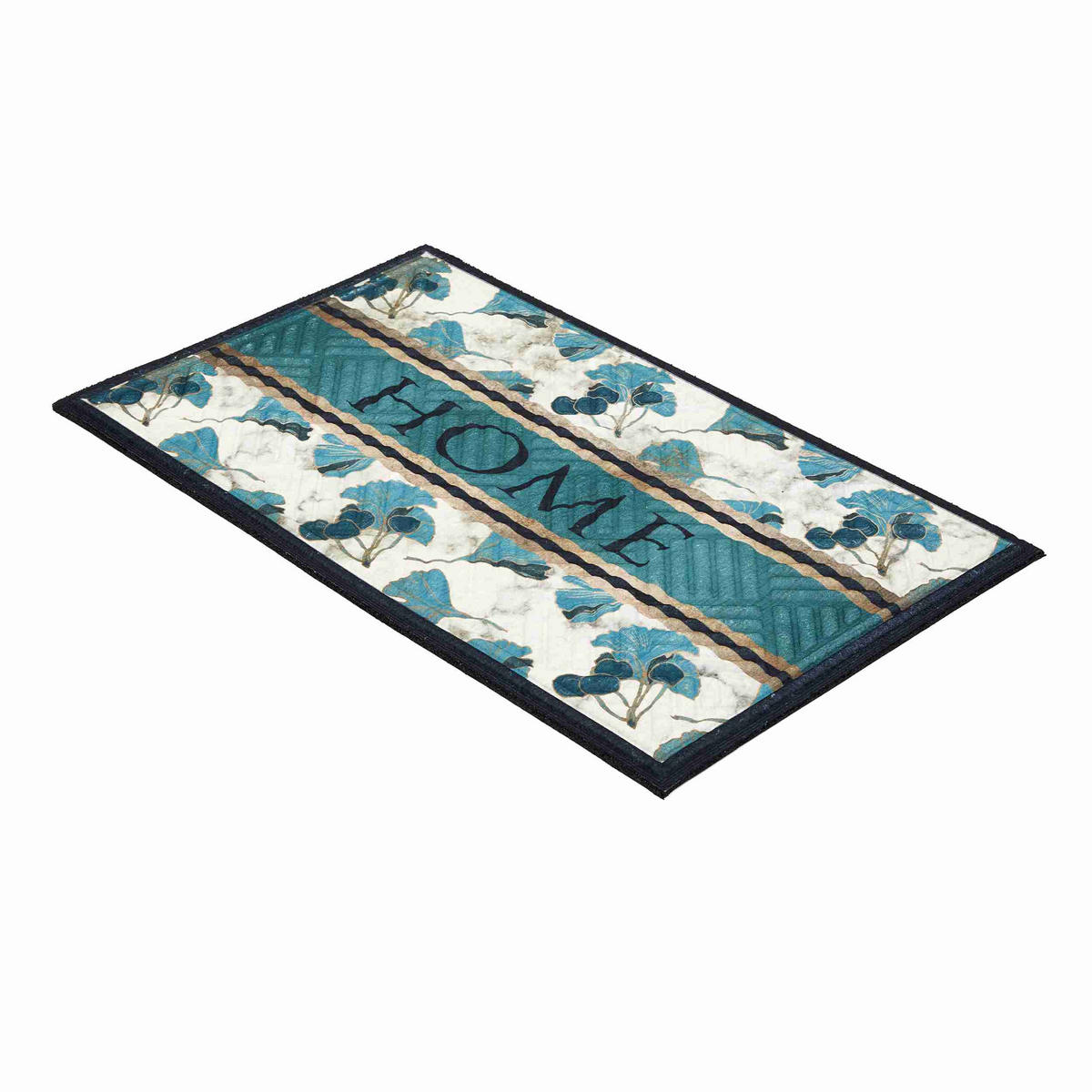FUSSMATTE INDOOR UND OUTDOOR NUB DESIGN - Petrol, Textil (75/45cm) - Astra