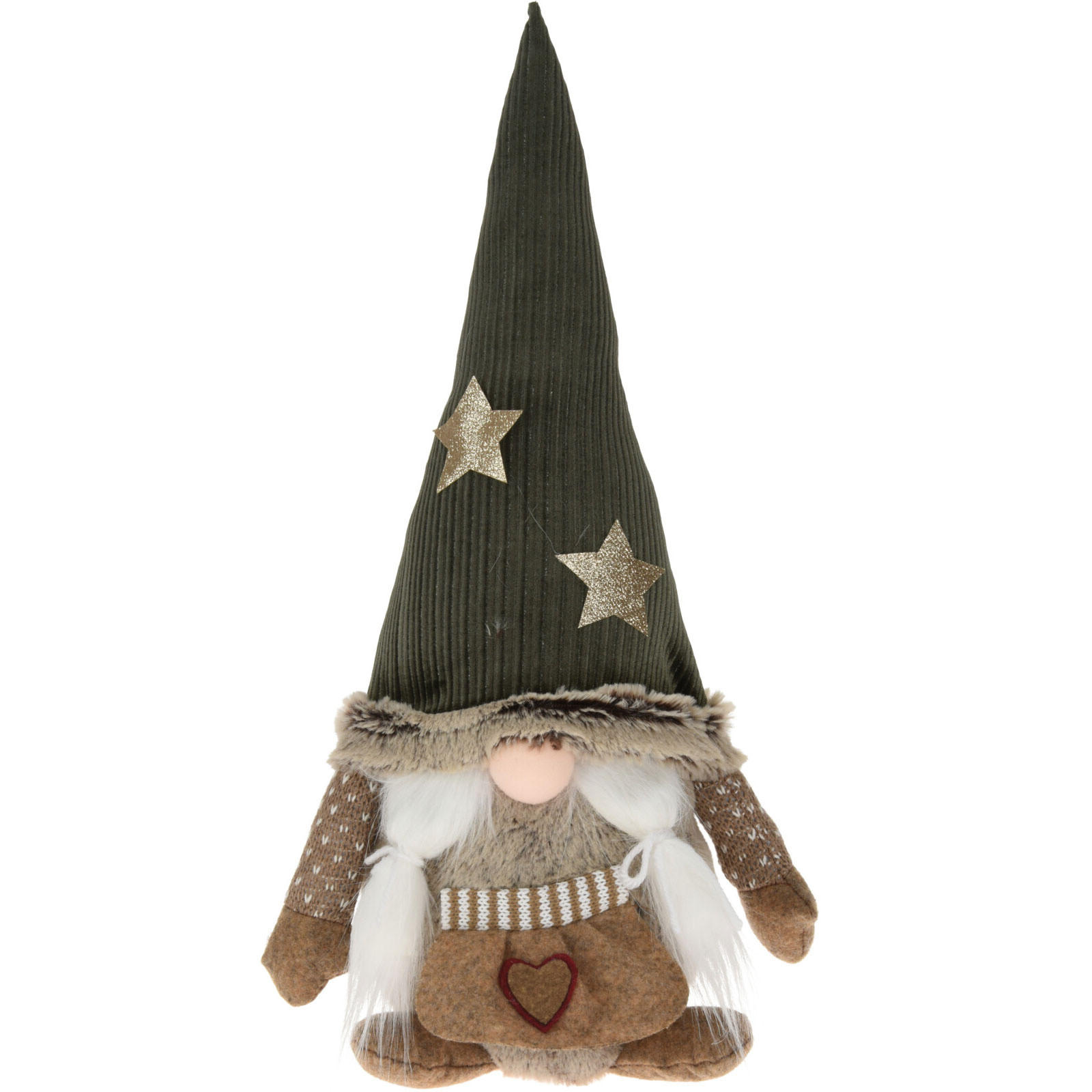 WICHTELMÄNNCHEN H 20/15/45 cm - Multicolor, Textil (15/45/20cm) - Home Styling Collection