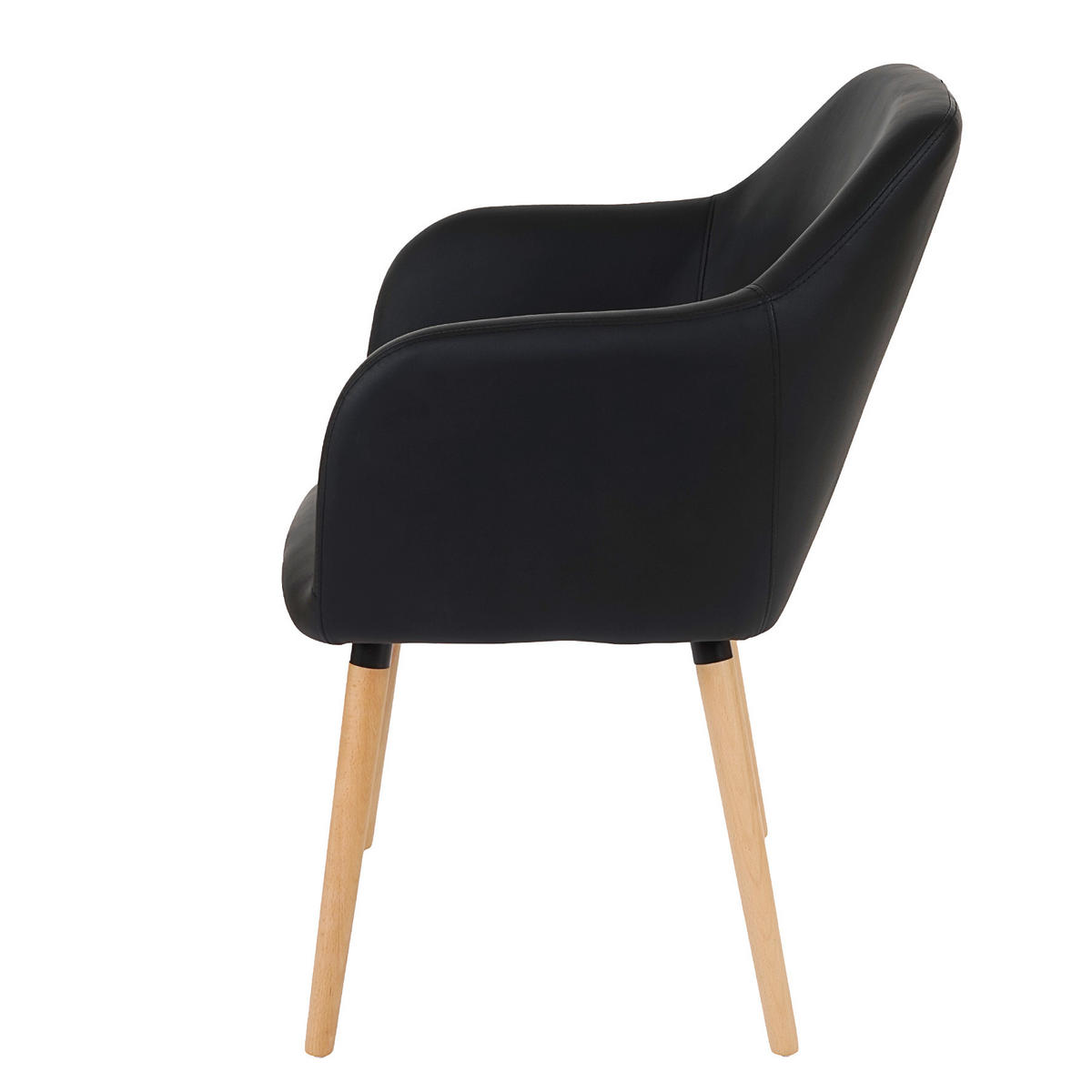 ESSZIMMERSTUHL Schwarz 6er-Set - Schwarz, Textil (58/88/64cm) - MCW