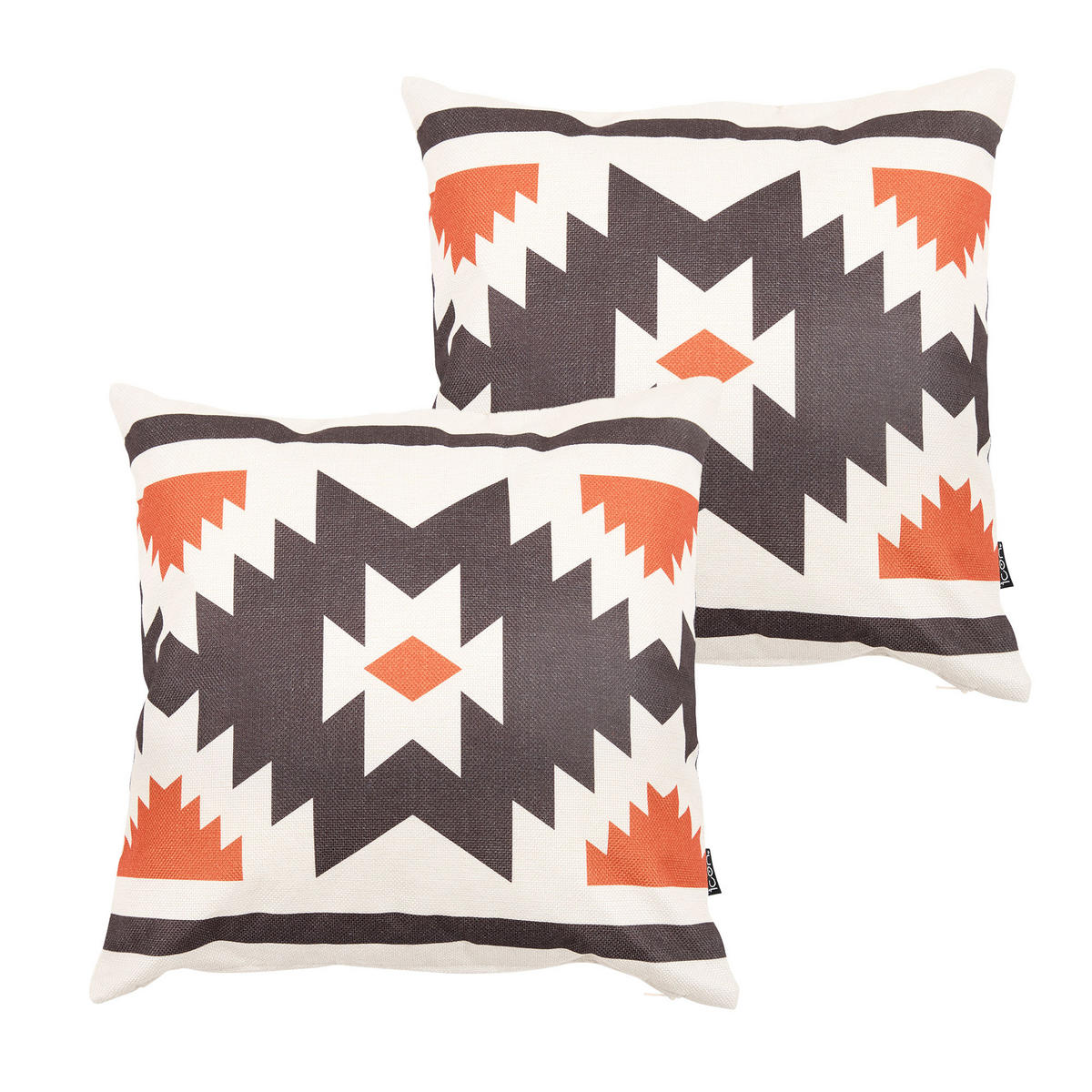 DEKOKISSEN 2er-Set - Orange, Kunststoff (43/43cm) - icon