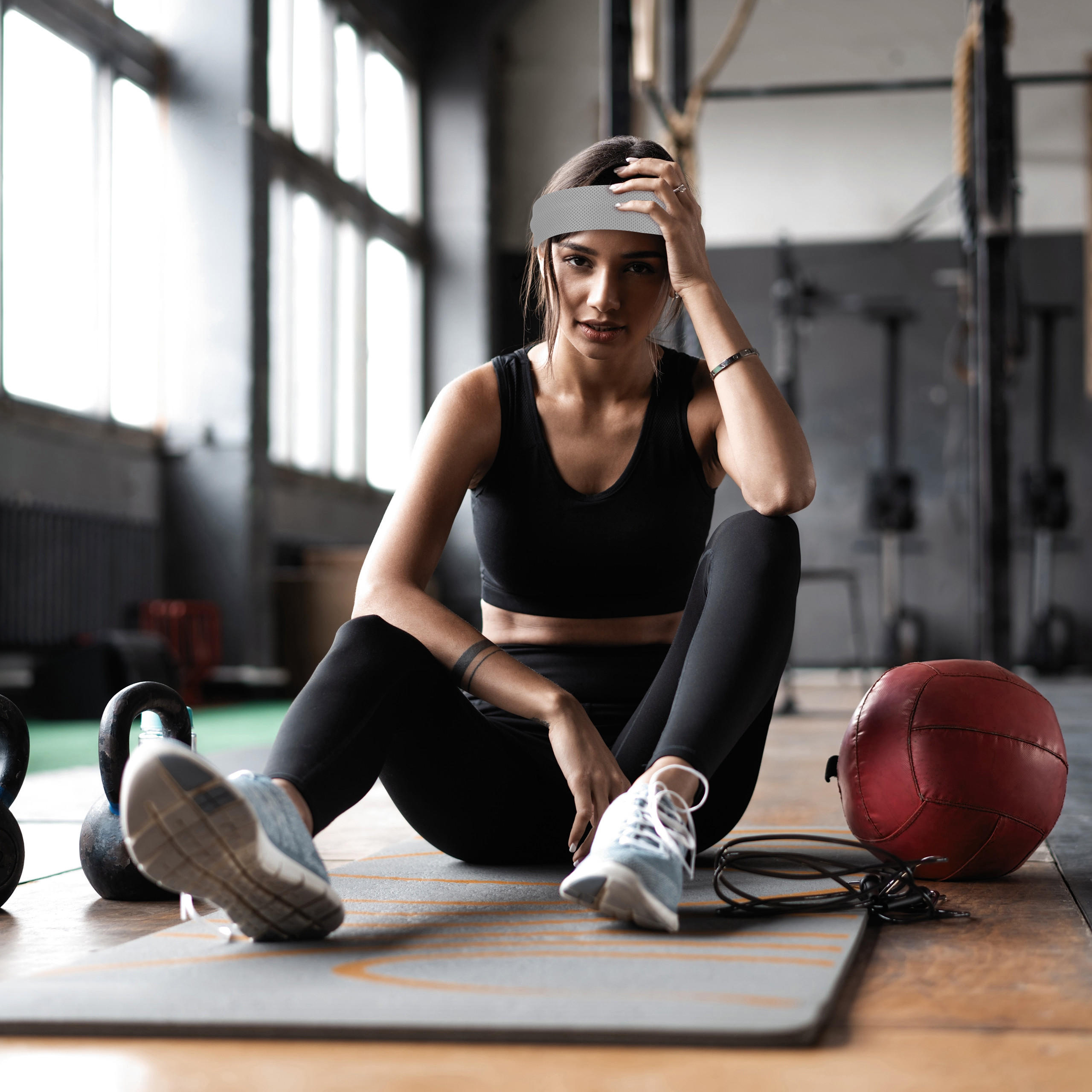 2XKÜHLHANDTUCH - Grau, Kunststoff/Textil (90/30cm) - Relaxdays