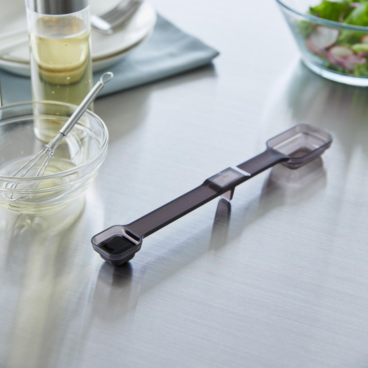 MESSLÖFFEL Tower 6924 1,8/22/3,5 cm - Schwarz, Kunststoff (22/1.8/3.5cm) - Yamazaki