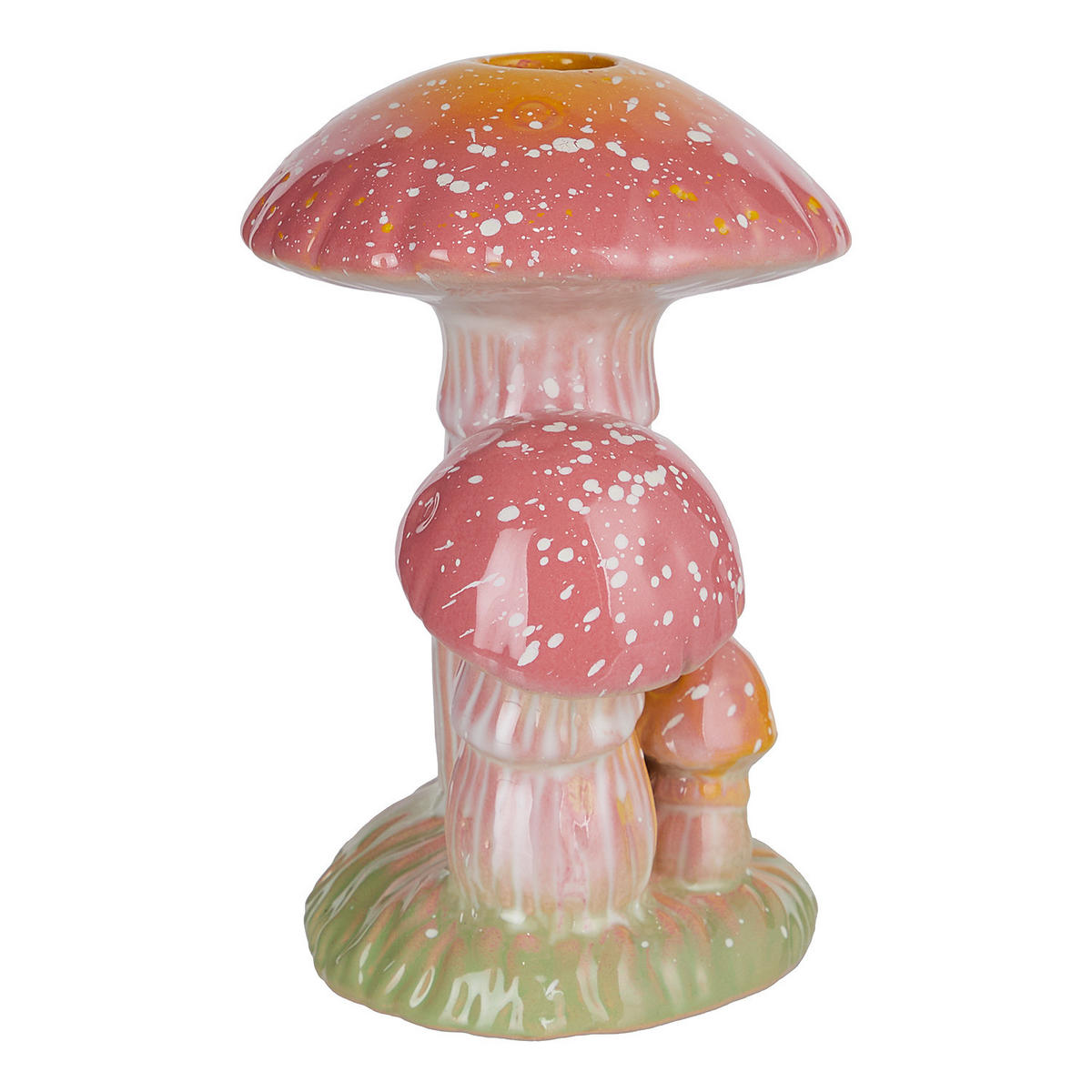 VASE Enchanted Forest - Pink/Gelb, Keramik (15cm) - Butlers