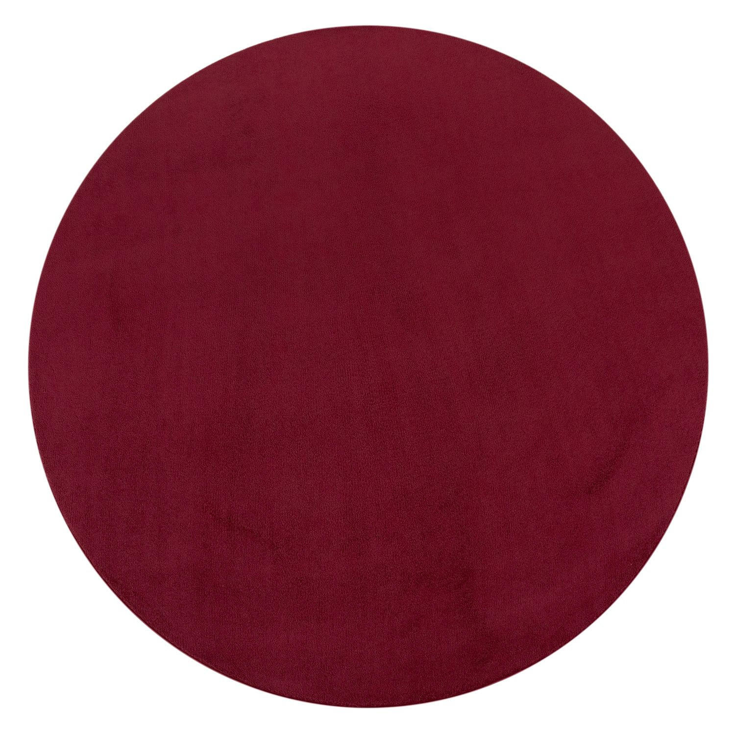 FLACHWEBETEPPICH Rot Ø 160 cm - Rot, Kunststoff (160/160cm) - TT Home