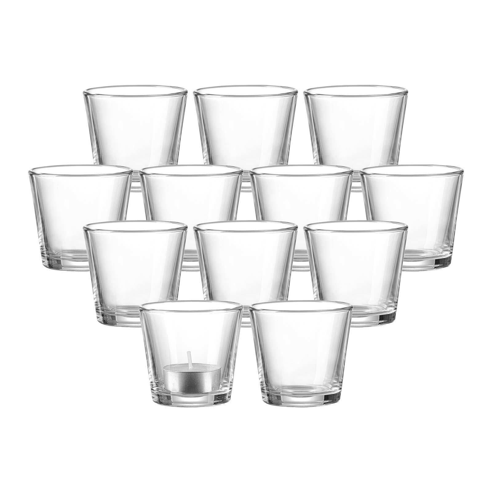 WINDLICHTER Nori transparent ø 7 cm 12er Set - Transparent, Glas (7/6.5/7cm) - Ritzenhoff Breker