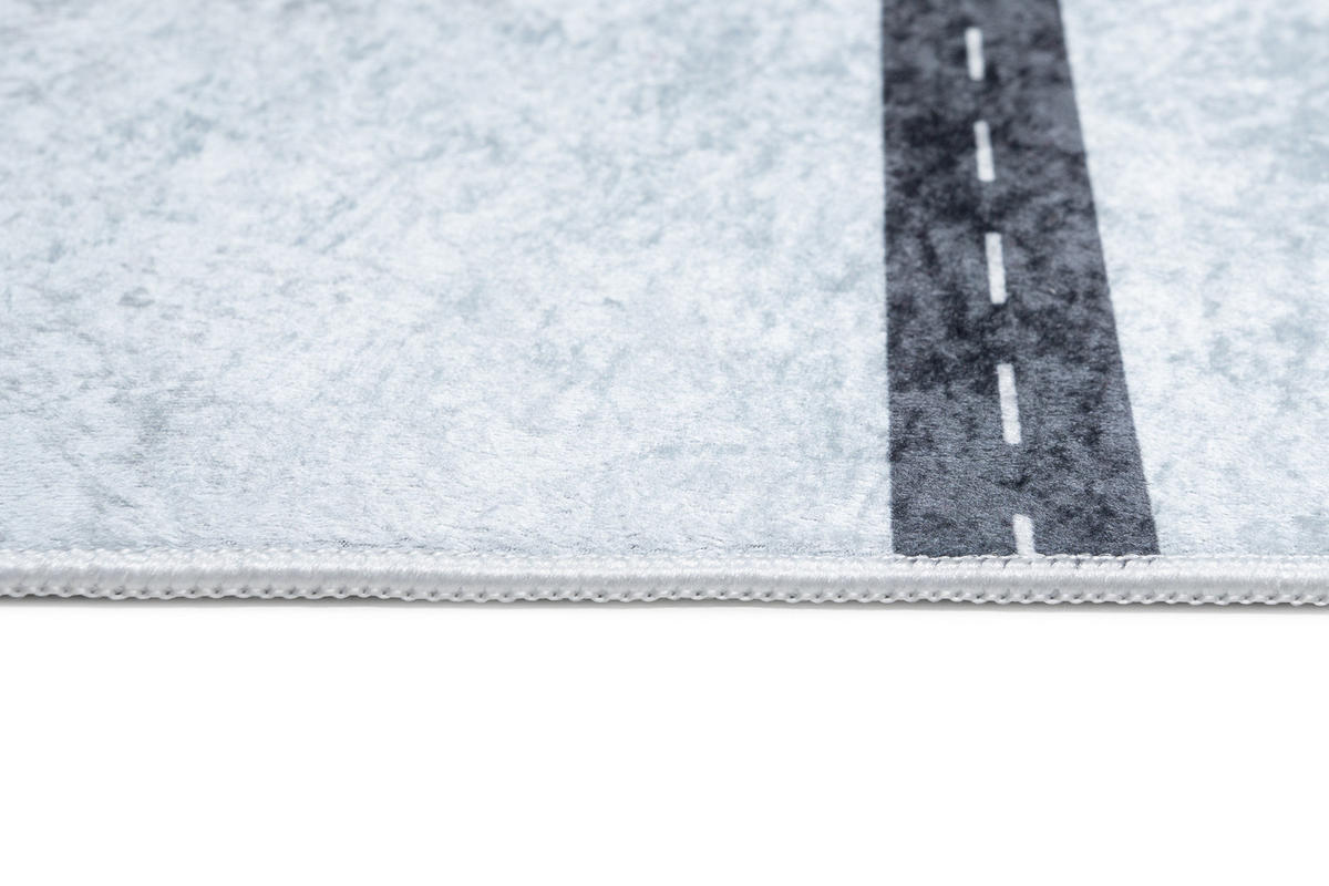 TEPPICH EMMA Grau 120/170 cm - Grau, Kunststoff (120/170cm) - Tapiso