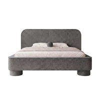 POLSTERBETT SALNUK 120x200 cm, Anthrazit - Anthrazit, Textil (200/120cm) - Fedve