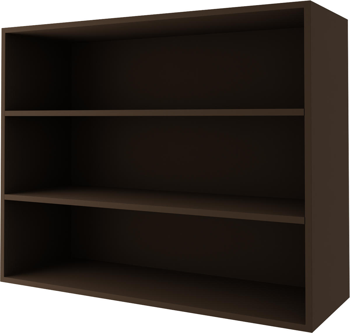 KÜCHENHÄNGESCHRANK Kvantum W3/90 Beige Matt / Schwarz Matt 90 / 32,5 / 72cm - Beige/Schwarz, Holz/Holzwerkstoff (90/72/32.5cm) - Feldmann-Wohnen