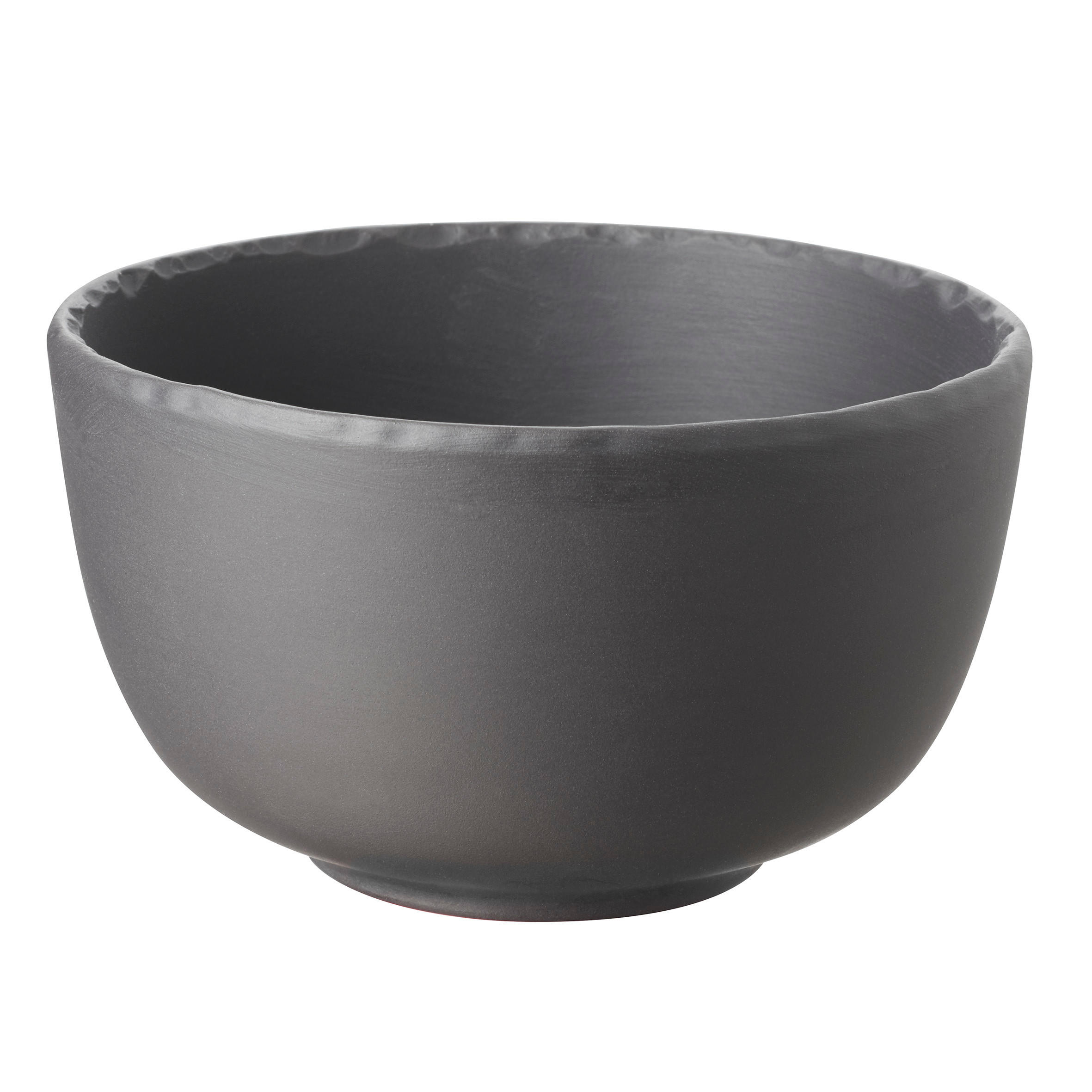 SCHALE für Beilagen 60 cl Matt schiefer styl - Schieferfarben, Keramik (14/14/8cm) - Revol Porcelaine France