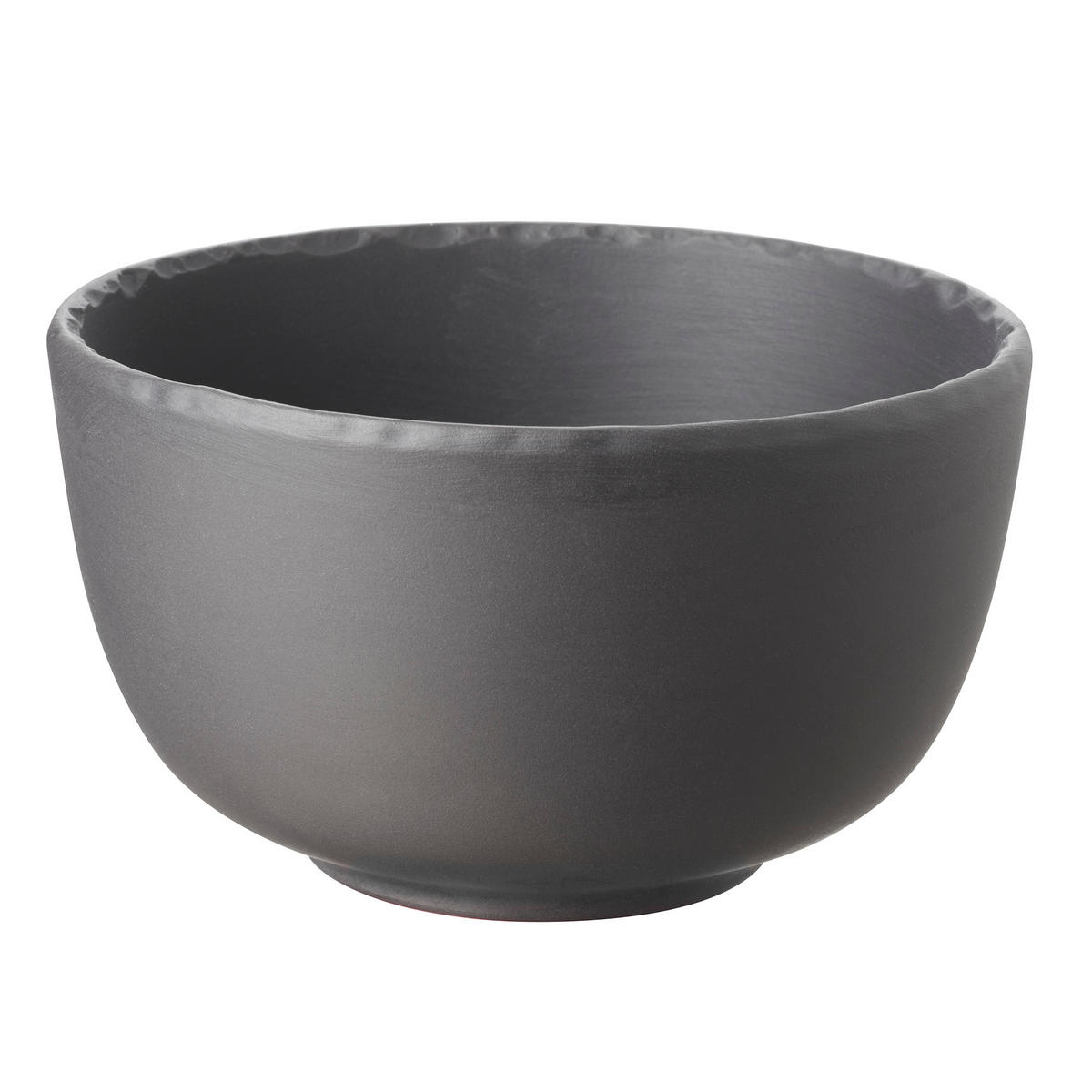 SCHALE für Beilagen 60 cl Matt schiefer styl - Schieferfarben, Keramik (14/14/8cm) - Revol Porcelaine France