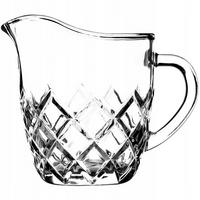 GLASKANNE für Milch, 200 ml, Diamanten - Transparent, Glas (0.2L) - KADAX