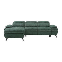 SCHLAFSOFA - 5 Personen - Stoff - Grün - - Grün, Textil (284/80/176cm) - Vente-Unique