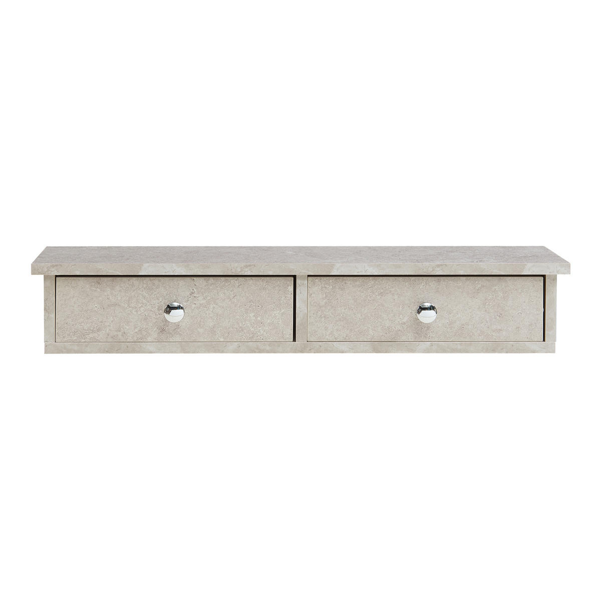 WANDREGAL Geeste - Graubraun, Holzwerkstoff (15/10/60cm) - [en.casa]