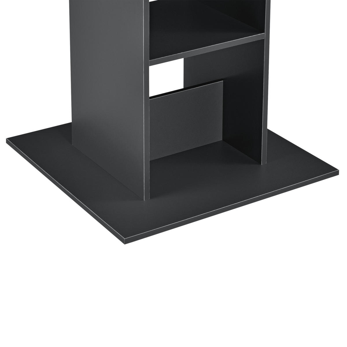 BARTISCH Visby - Dunkelgrau, Holzwerkstoff (70/110/70cm) - [en.casa]