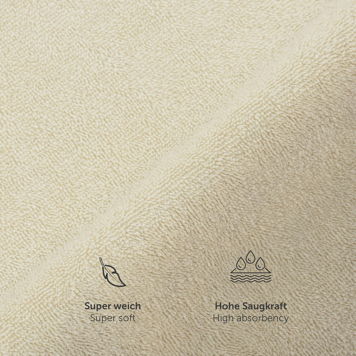 WASCHLAPPEN 10er-Set, 10x Waschlappen 15/20 cm, Sandfarben - Sandfarben, Textil (15/20cm) - Blumtal