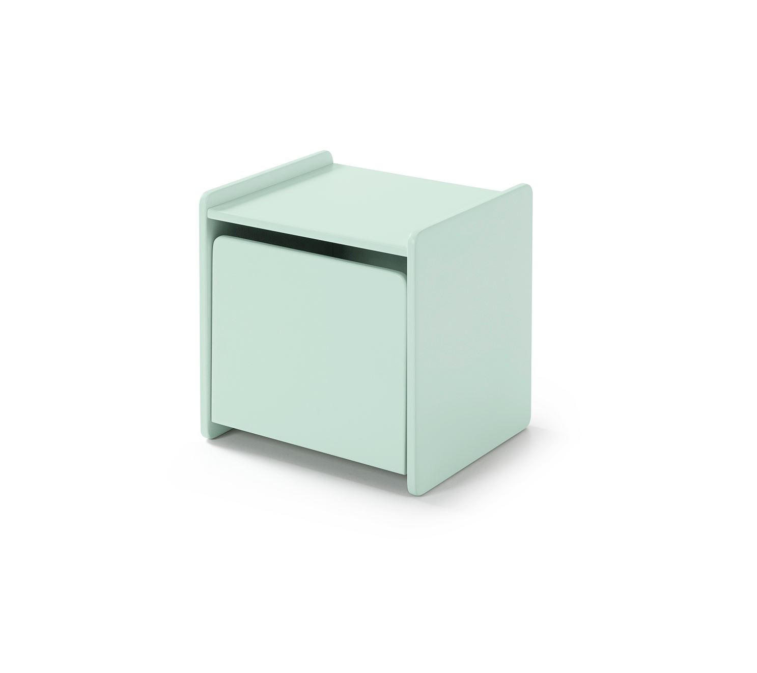 NACHTKOMMODE Karilynn 40x36x41 Nachtkonsole MDF mintgrün - Grün, Holzwerkstoff (40/41/36cm) - 58aufmkessel