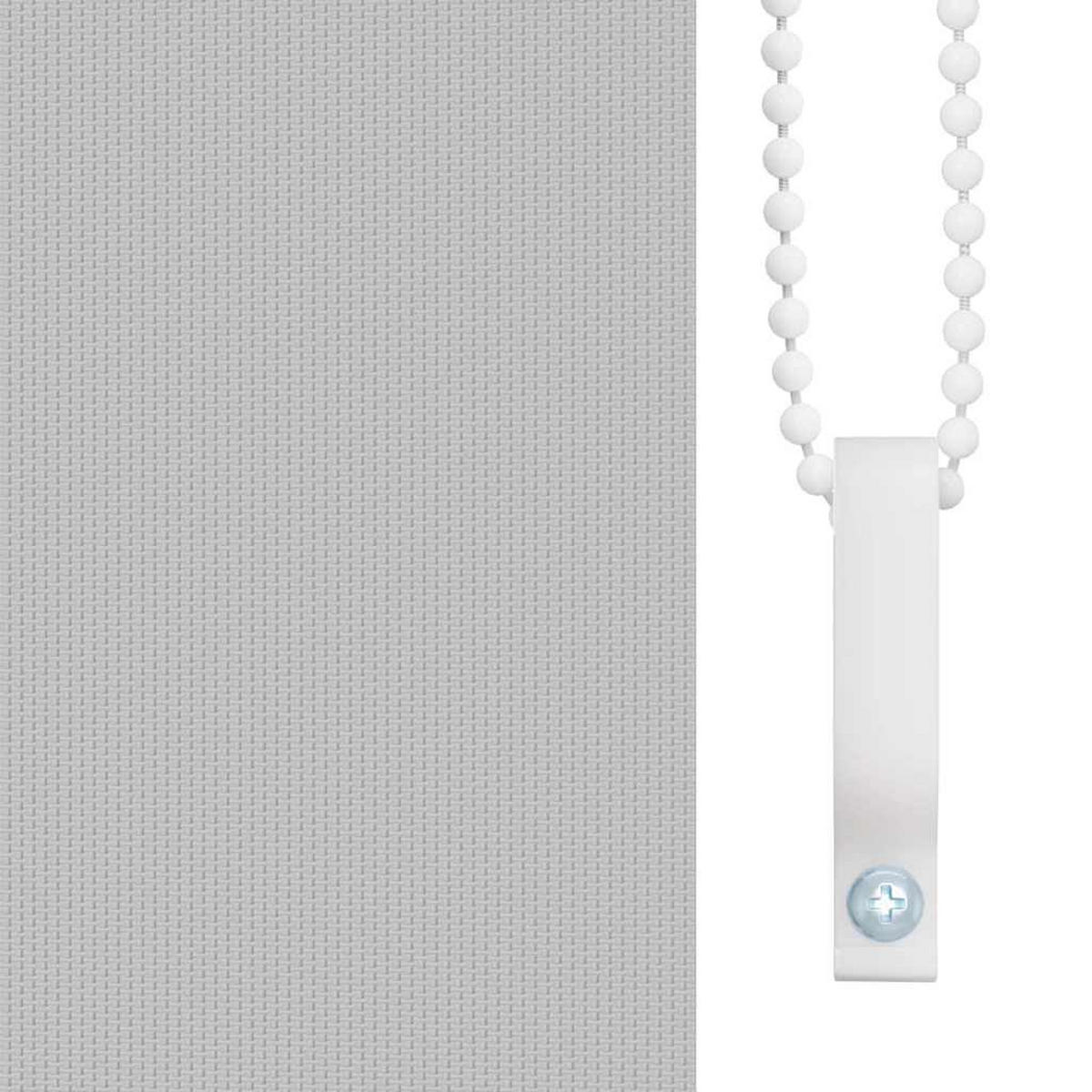 VERDUNKELUNGSROLLO 64,4/120 cm Stoffbreite 60 cm aus Polyester Grau - Grau, Textil (60/120cm) - vidaXL