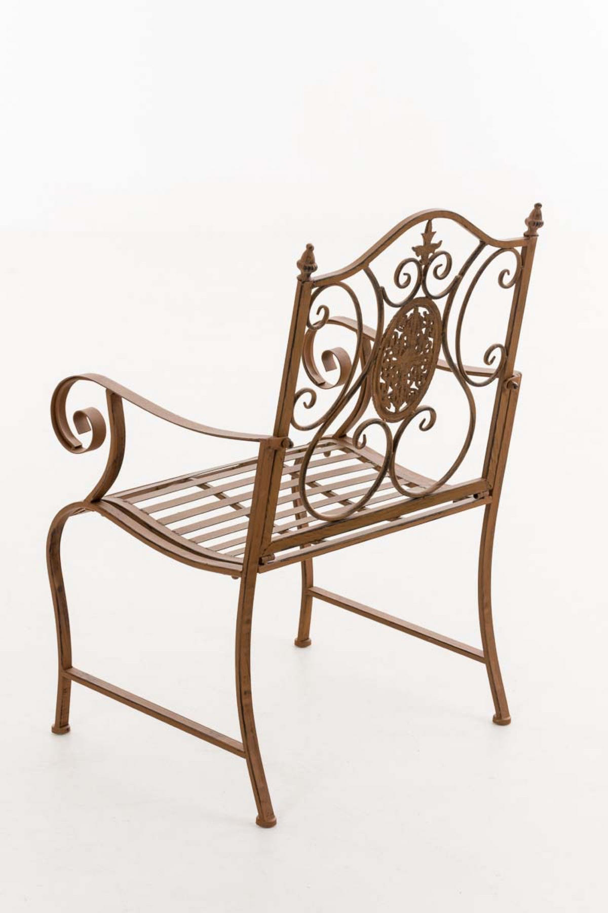STUHL Pamela antik braun - Braun, Metall (62/94/53cm) - TPFGarden