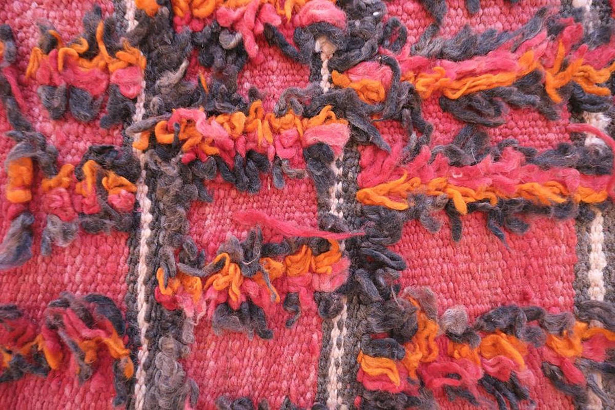 BERBERTEPPICH aus reiner Wolle 175x 467 cm - Rot, Naturmaterialien (175/467cm) - AFK Living