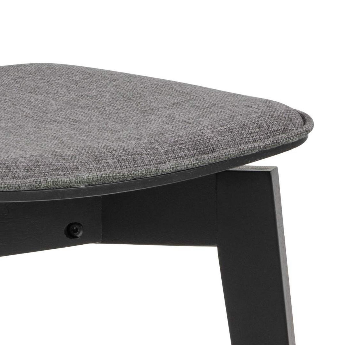 ESSZIMMERSTUHL, Roxby, Stühle Grau, Stoff, 45 x 55 x 80 cm, 2-teilig - Grau, Textil (45/80/55cm) - ebuy24
