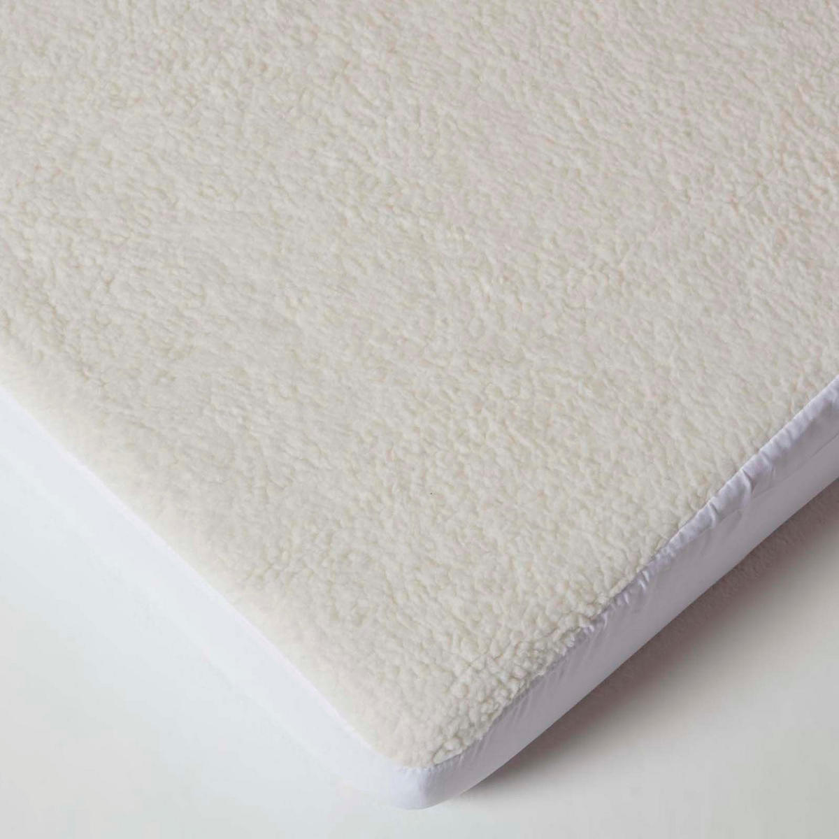 FLEECE-AUFLAGE Kinderbett 70/140 cm, kuschelig warm, 2er-Set - Naturfarben, Textil (70/140cm) - Homescapes