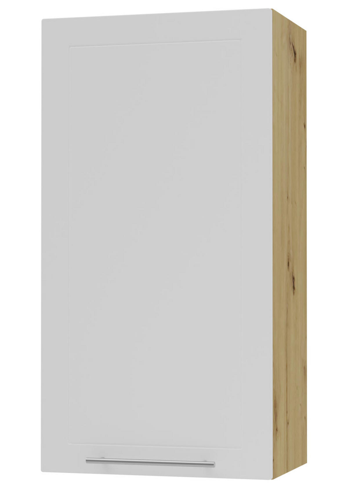 KÜCHENHÄNGESCHRANK Kvantum W4/50 Weiß Matt / Eiche Artisan Matt 50 / 32,5 / 96cm - Eiche Artisan/Weiß, Holz/Holzwerkstoff (50/96/32.5cm) - Feldmann-Wohnen