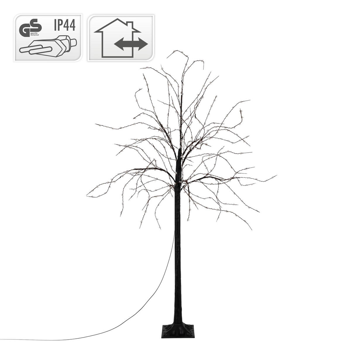LICHTDEKORATION Weihnachtsbaum 150 cm - Schwarz, Metall (18/150/18cm) - Home Styling Collection