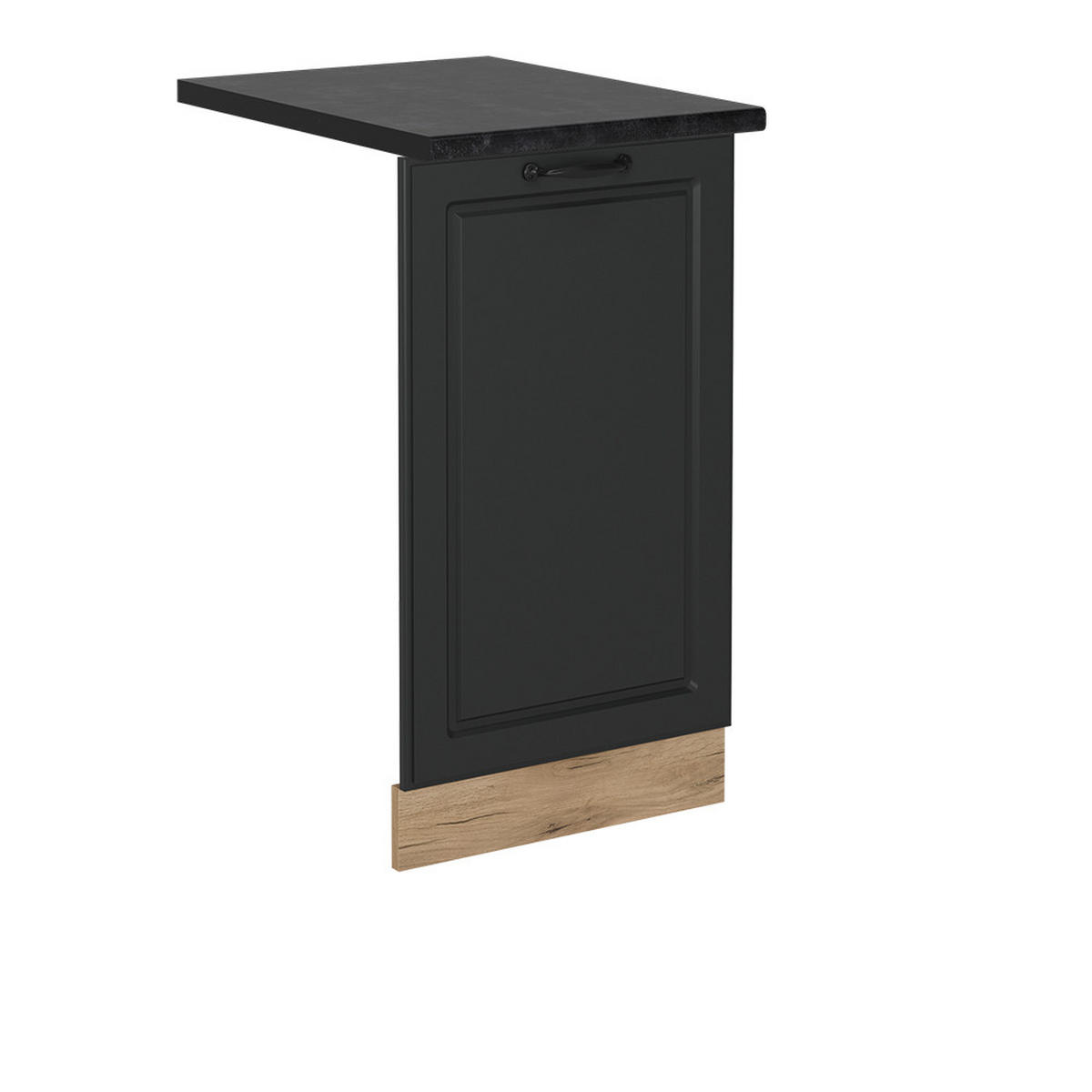 GESCHIRRSPÜLBLENDE R-Line Anthrazit Landhaus 45 cm , AP Anthrazit - Honigeiche/Anthrazit, Holzwerkstoff (45/81.8/1.6cm) - Vicco