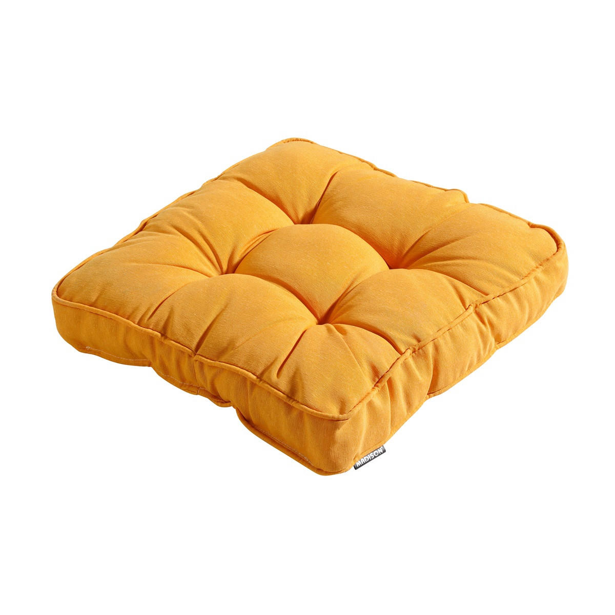 SITZKISSEN Panama 47/47 cm 4er-Set - Hellgelb, Textil (47/8/47cm) - Madison