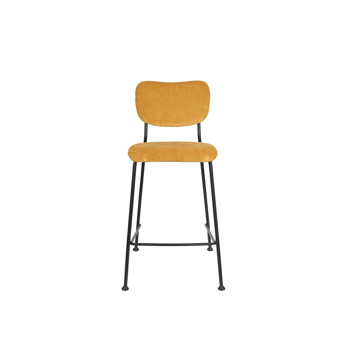 BARHOCKER Benson Rückenlehne 64,5 cm Gelb - 2 er Set - Gelb, Textil (46/92/53.5cm) - Zuiver