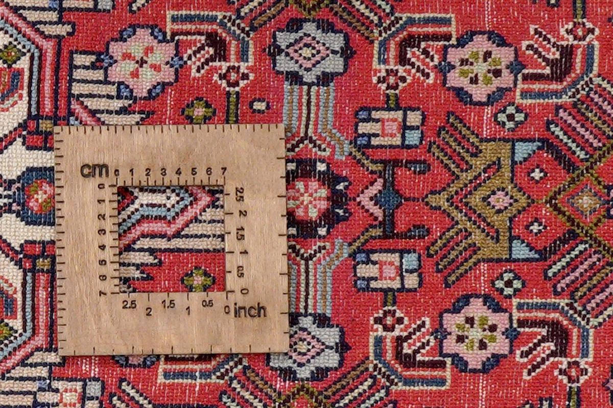 LÄUFER Orient handgeknüpft Assadabad Rot 290/89 cm Schurwolle - Rot, Textil (89/290cm) - Looma